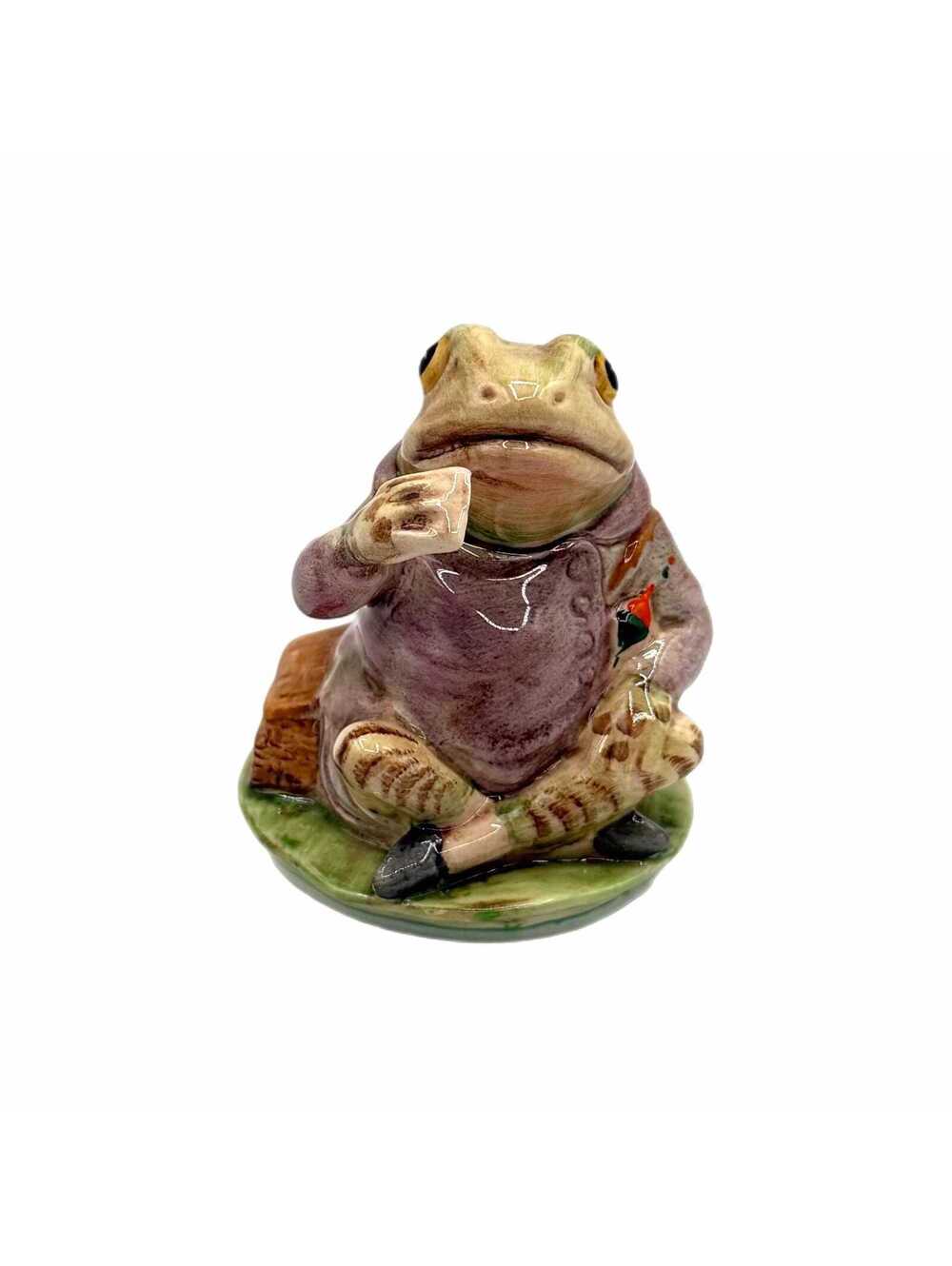 Vintage Royal Albert Beatrix Potter “Jeremy Fisher” Porcelain Frog Figurine